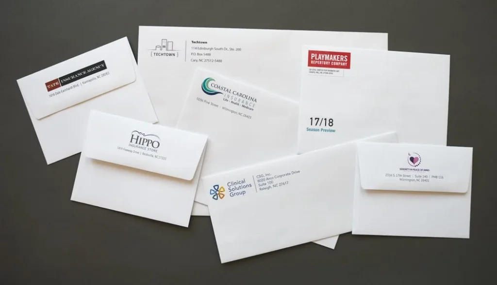Envelope Printing Tamworth