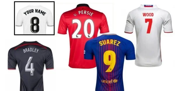 Football Shirt Printing Tamworth
