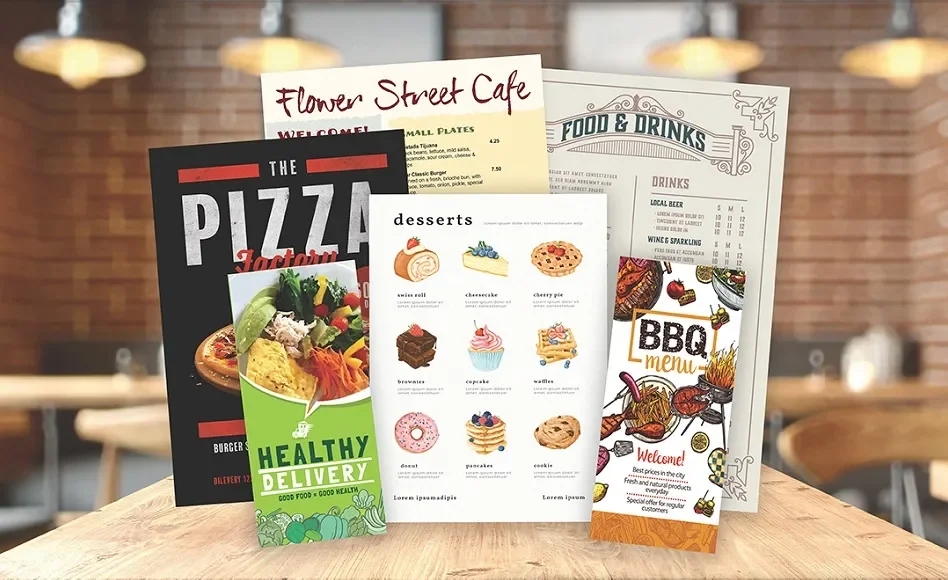 Menu Printing Tamworth