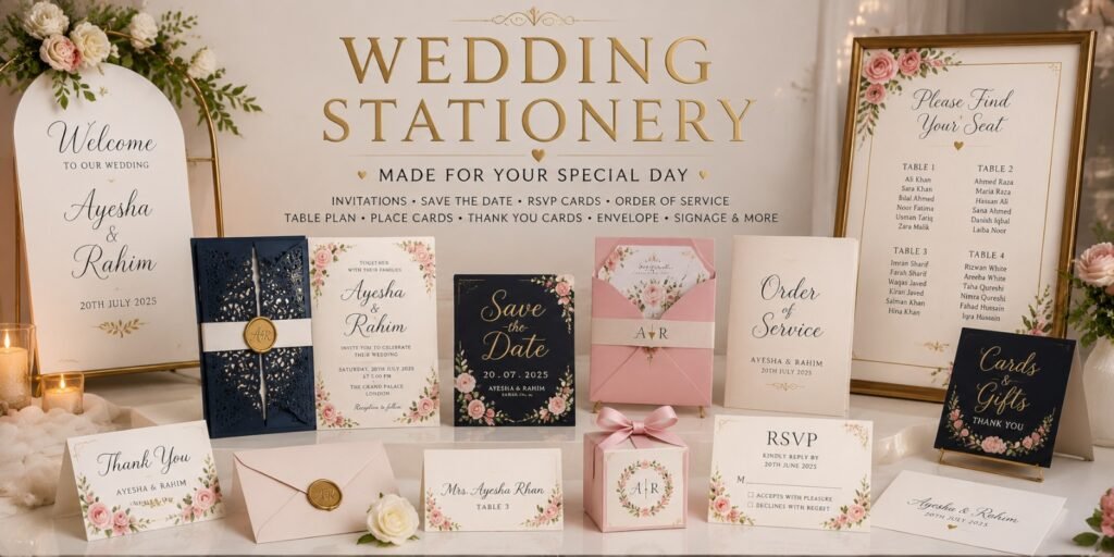 Wedding Stationery Printing Tamworth